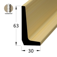 Podlahová lišta - P 6330 SM /240 nast.