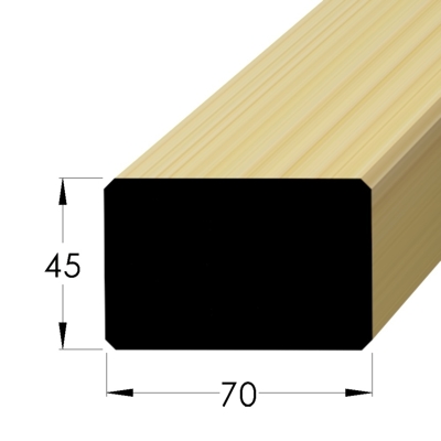 Konstrukční hranol - HF 45x70 SM /240 hoblované