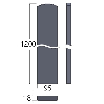 Plotovka oblá 18x95 SM /120