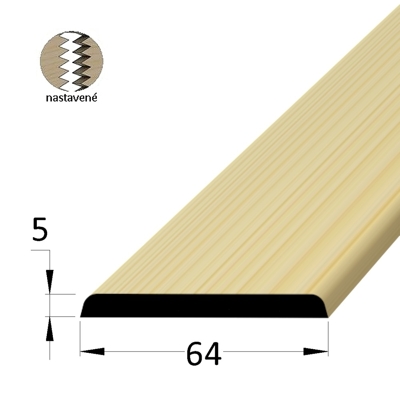 Krycí lišta - K 6405 SM /240 nast.