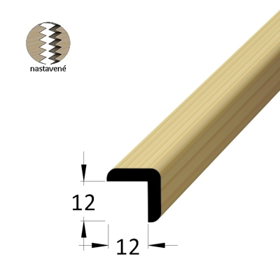 Rohová lišta - R 1212 /150 nast.