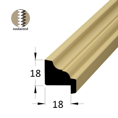 Zasklívací lišta - PD 1818E /240 nast.