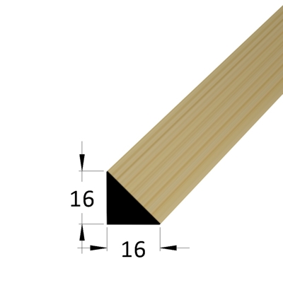 Trojúhelníková lišta - T 1616 /200