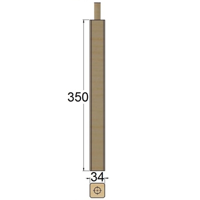 Regál Jiří - Stojka 350 (4 ks)