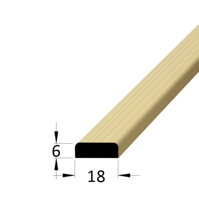 Hranolek s rádiusem - H2R 1806 /pd (TRIANT č.2)