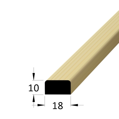 Hranolek s rádiusem - H2R 1810 /pd (TRIANT č.4)