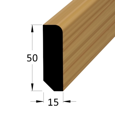 Podlahová lišta - P 5015 DB /pd