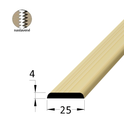 Krycí lišta - K 2504 SM /200 nast.