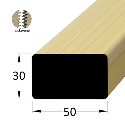 Hranolek s rádiusem - HR 5030 SM /200 nast.