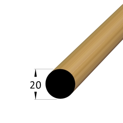 Kruhová lišta - KR 20 DB /120 - Dub