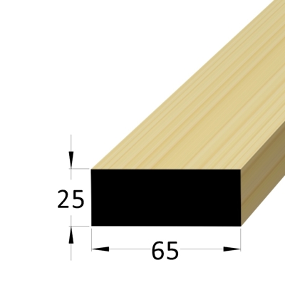Prkno hobl. BO 25x65 x 2000