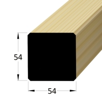 Konstrukční hranol - HF 54x54 SM /300 hoblované