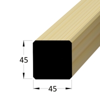 Konstrukční hranol - HF 45x45 SM /210 hoblované