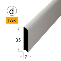 Podlahová lišta - P 3507 dDB-lak /240 (jádro DB)