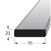 Konstrukční hranol - HF 21x95 SM /240 hoblované