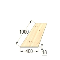 Spárovka BO 18x400 x 1000 průběžná A/B