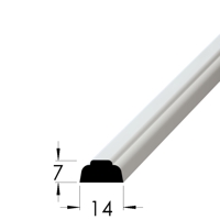 Krycí profilová lišta - KE 1407G /pd - borovice