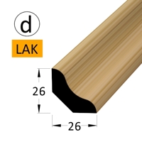 Podlahová lišta - P 2626 dDB parket-lak /240 (jádro BO)