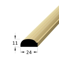 Krycí profilová lišta - KP 2411P /pd - borovice