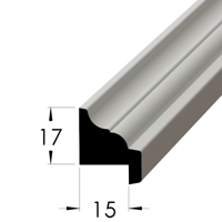 Zasklívací lišta - PD 1517E JV /pd