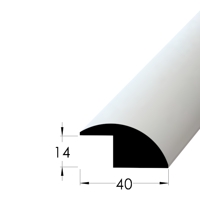 Přechodová lišta - PP 4014 BK /90