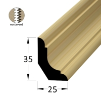 Rohová vnitřní lišta - RVK 2535 /275 nast.