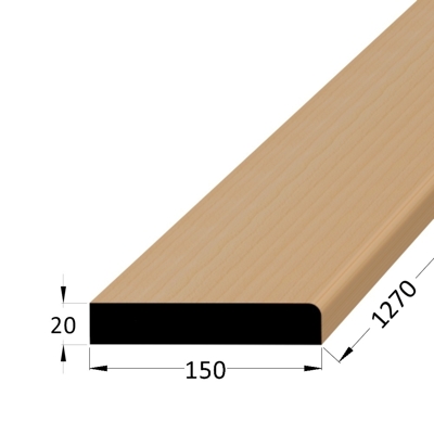 Práh R BK 1250x150