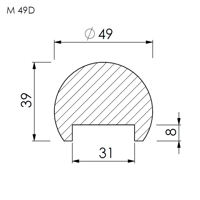 Madlo - M 49D SM /250 - smrk