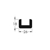 Lišta '' U'' - U 2618
