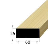 Prkno hobl. BO 25x60 x 2000