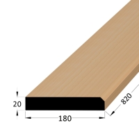 Dveřní práh - Práh BK 800x180 - buk